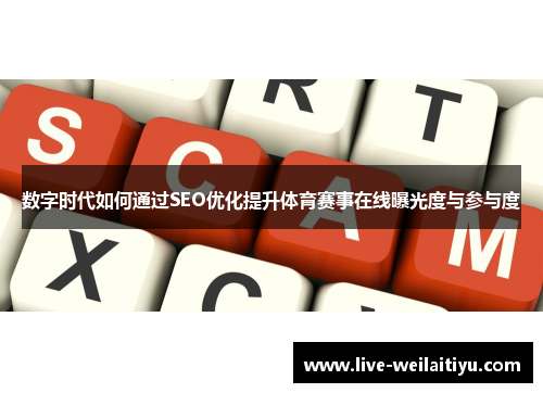 数字时代如何通过SEO优化提升体育赛事在线曝光度与参与度